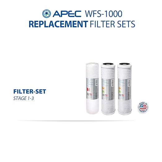 APEC Water Systems WFS-1000 Super Capacity Premium Quality 3 Stage Under-Sink
