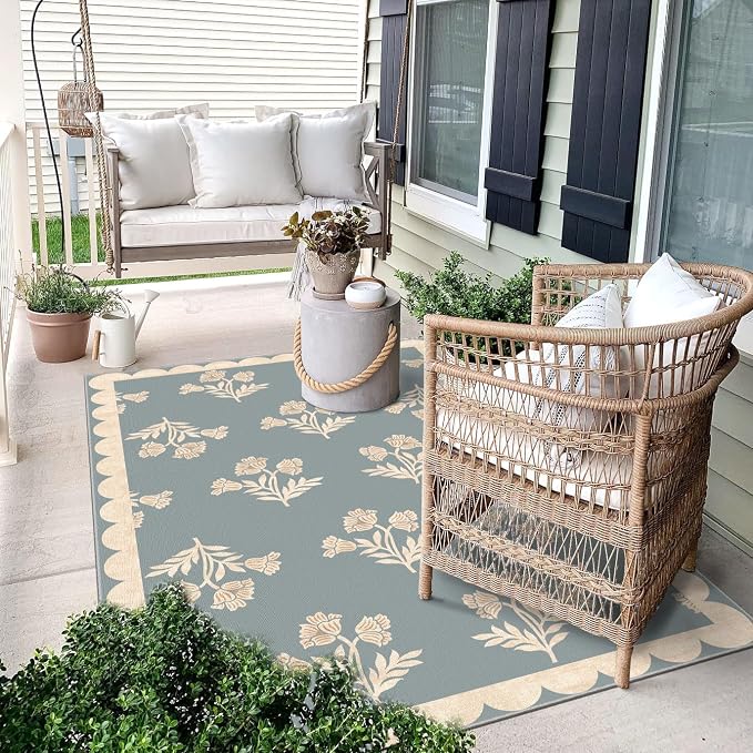 3x5 Floral Entry Rug