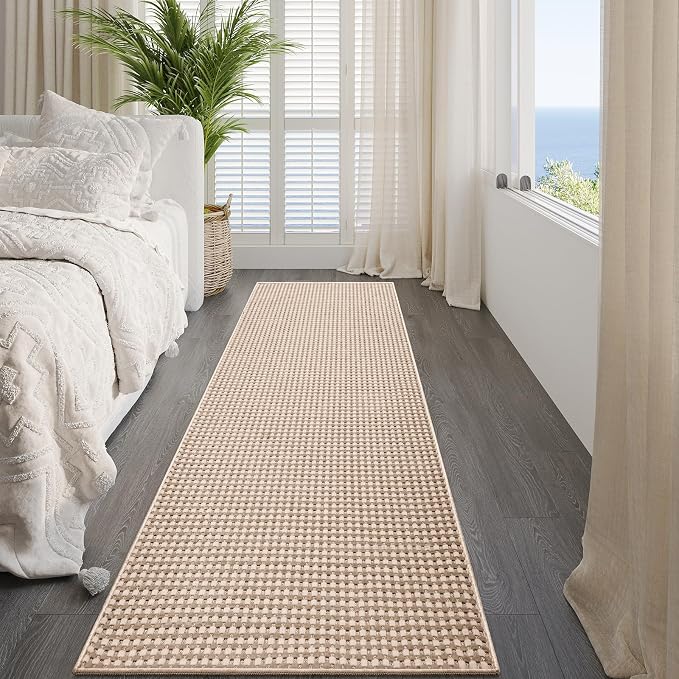 YDKGL 2x10 ft Hallway Runner Rug Extra Long Boho Woven Kitchen Runner Rugs Mat