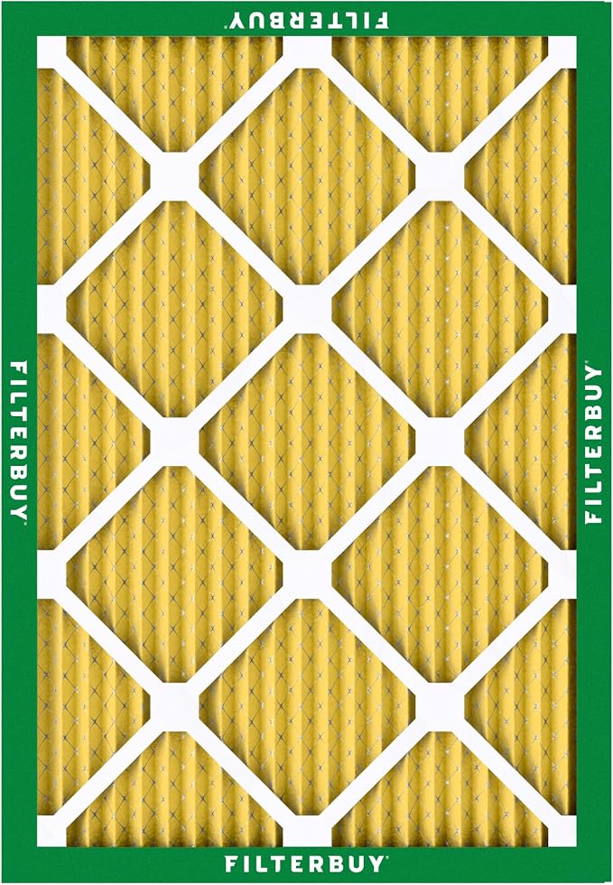 Filterbuy 17.5x21x1 Air Filter MERV 11 Superior Pet & Allergy Defense,