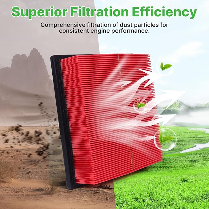 2PCS Engine Air Filter CA10755 for 2011-20 Toyota Sienna; 14-19 Highlander;