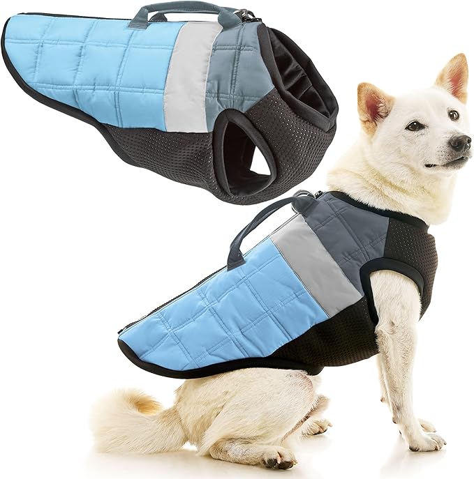 Gooby Bomber Vest Lift Dog Harness - Blue, X-Small