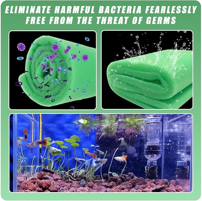2PC Aquarium Filter Floss
