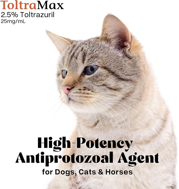Toltrazuril 2.5% for Horses, Dogs, Cats, 500mL/16.9 Ounce, for Non-Food Chain Animals