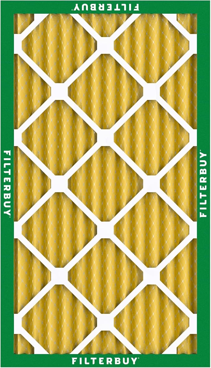 Filterbuy 8x24x2 Air Filter MERV 11 Superior Pet & Allergy Defense,