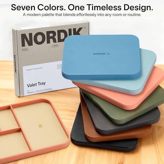 Nordik Leather Valet Tray