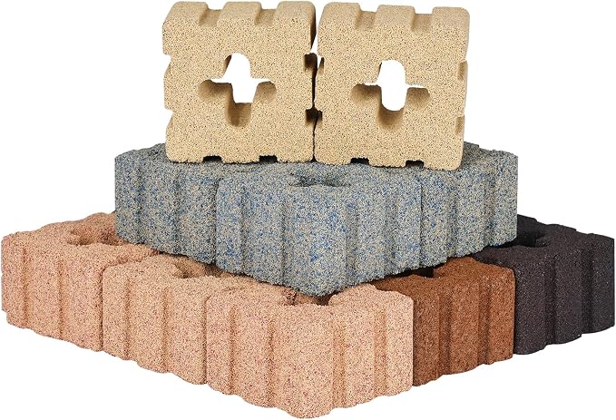 RealPlus Aquarium Filter Media 40pcs Bio Ceramic Brick