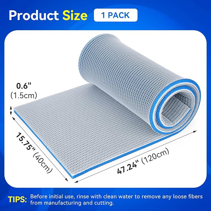 Borlech 8-Layer Fast-Acting Aquarium Filter Pad