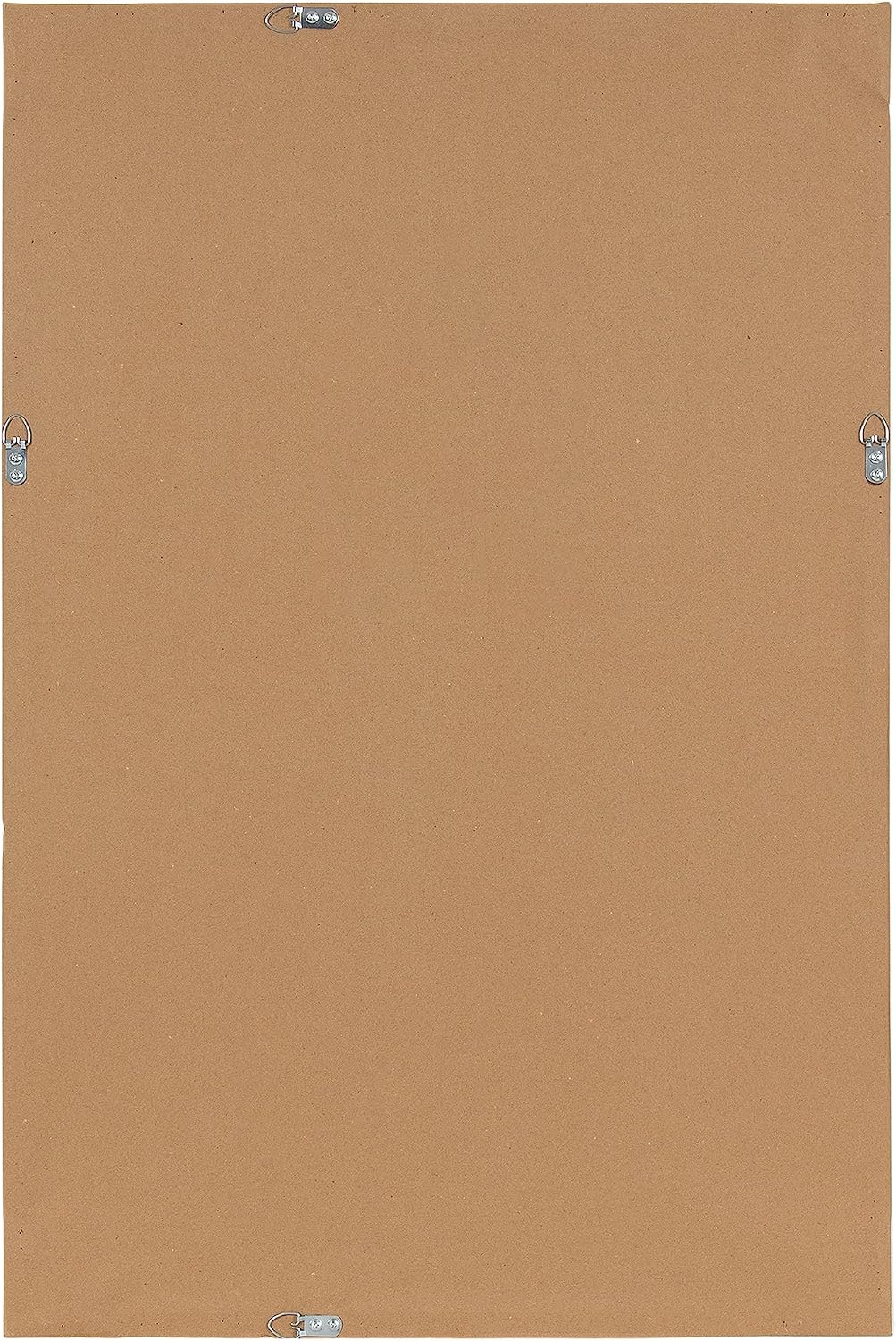 Kate and Laurel Makenna Rectangle Framed Linen Fabric Pinboard, 24 x 36, Soft White, Traditional Beaded Bulletin Board for Vintage Home Wall Organization or Aspirational Vision Board