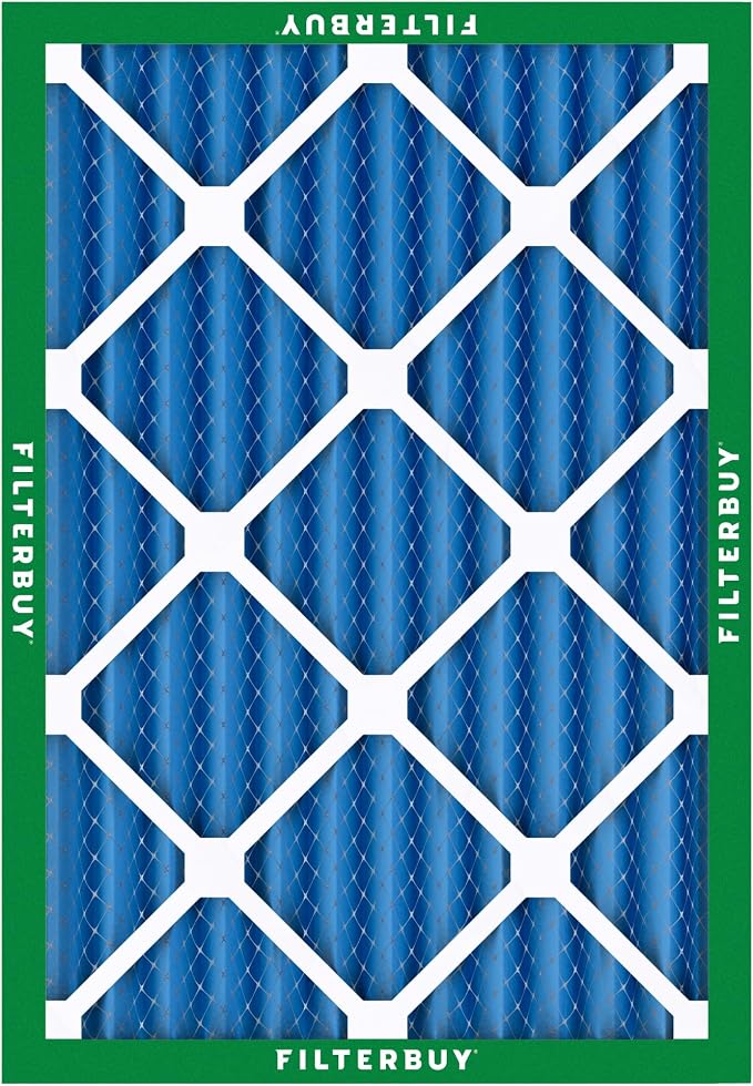 Filterbuy 30x32x2 Air Filter MERV 13 Optimal Smoke & Allergy Defense,