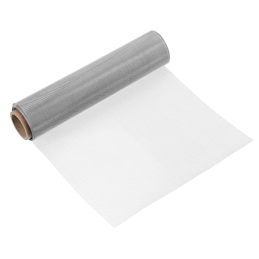 uxcell 120 Mesh 118" x 10" Woven Wire Mesh, 316 Stainless Steel Air Vent Filter