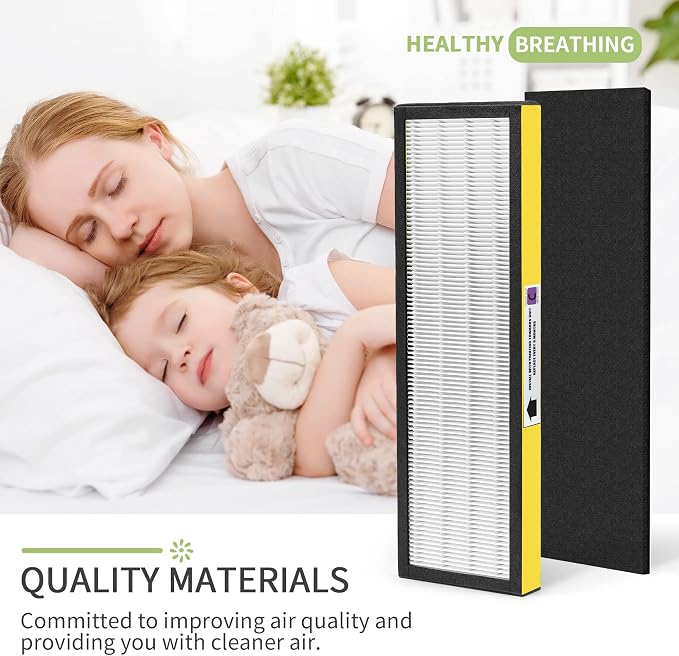 6 Set FLT5000 Pure HEPA Air Purifier Filter Replacement Filter Size C Compatible