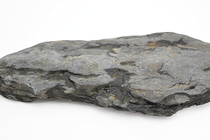 Aquarium Stone Stream Turtle Platform Natural Slate 3-7 inches Fish Tank Rock for Aquarium Decoration and Shrimp Tanks and Amphibian & Reptile Terrariums-5lb