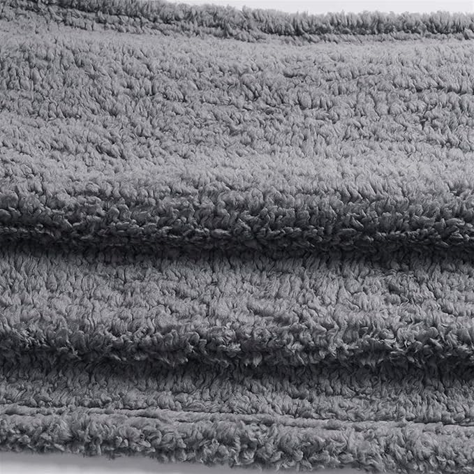 Pet Blankets for Couch Sofa Bed Dog Blankets Reversible Cat Blanket Soft Furniture Protector Cover for Small Medium Large Dogs Cats, Grey, 31 x 39 inches