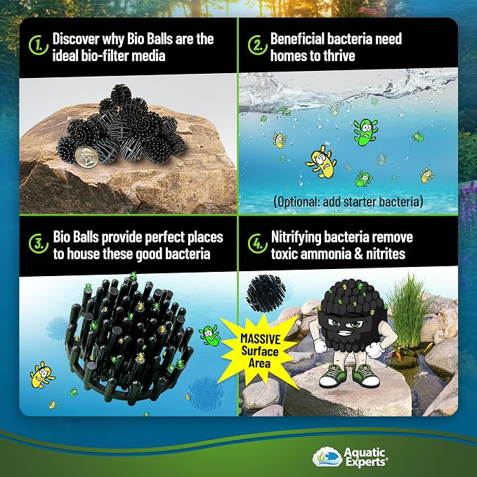 Aquatic Experts 1.5" Large Bio Balls