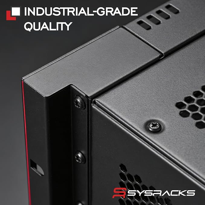 Sysracks 18U Wall Mount Server Rack Cabinet, 19” Locking Network Rack, 24” Deep