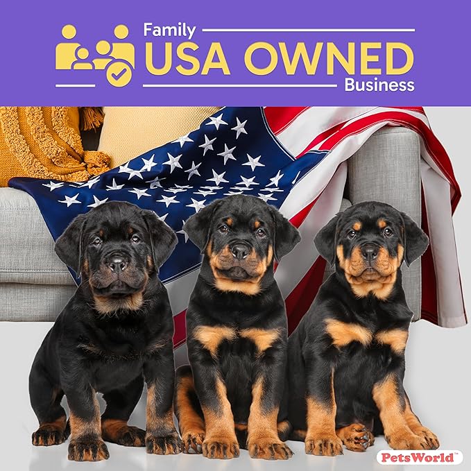 PetsWorld XL Dog Pee Pads 30"x36", 1,500-Count – Heavy Duty, Leak-Proof Potty Training Pads for Puppies & Large Dogs, Super Absorbent, Quick-Dry Disposable Pads with Odor Control