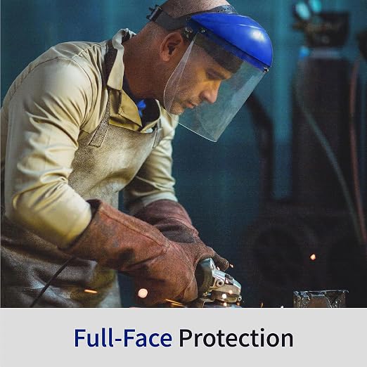 Blue Eagle Full Face Impact Resistant Safety Faceshield | Clear |
