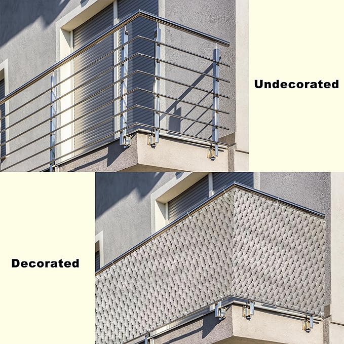 Privacy Screen 2.3' x 16.4' Durable UV-Resistant Outdoor Privacy Screen