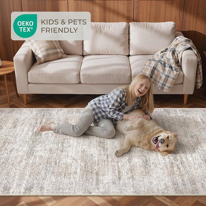 2x5 Rug Runner Washable for Entryway, Soft Bathroom Rugs