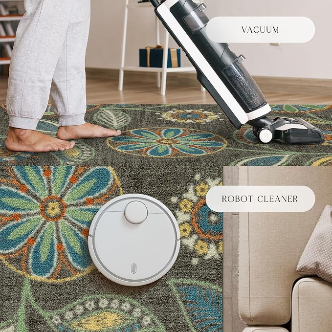 Maples Rugs Reggie Floral Runner Rug