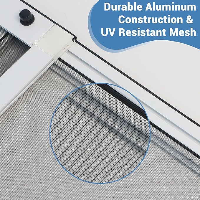 Dog Door for Sliding Glass Door Insert, Height Adjustable from 44" to 84"