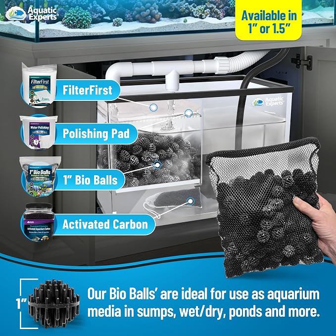 Aquatic Experts 1" Small Bio Balls