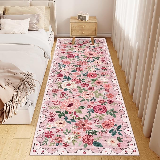 DUKINO 2.6x8 Kitchen Runner Rug