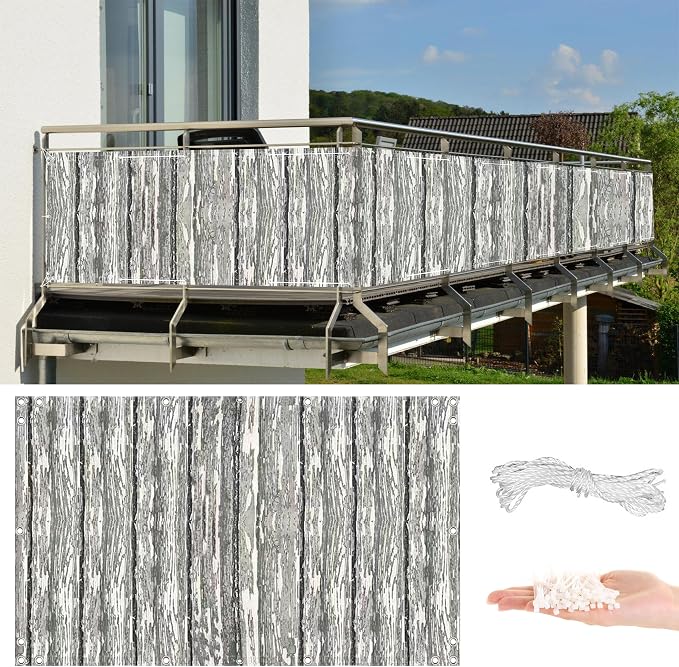 Fence Privacy Screen 2.8' x 9.8' Durable UV-Resistant Privacy Fence Panels