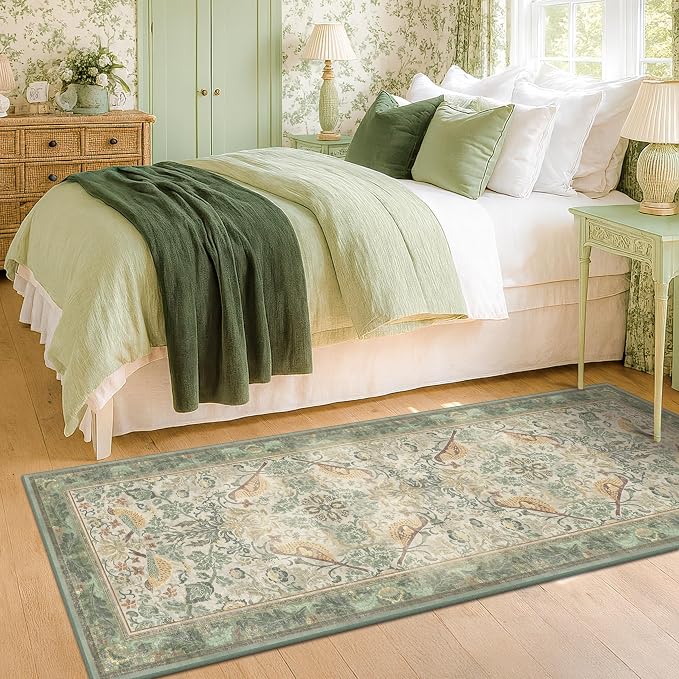 Hazo Haus Boho Long Bathroom Runner Rug 2x6
