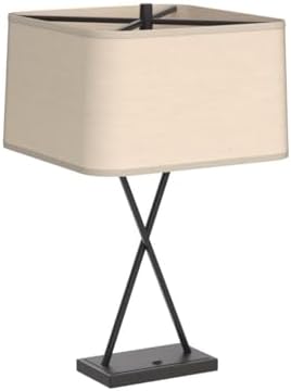 Megan 26.5" Tall Table Lamps Set of 2 LED Bulbs USB Ports A+C Charging