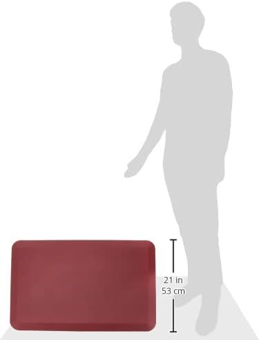 NewLife by GelPro Anti-Fatigue Designer Comfort Kitchen Floor Mat, Leather