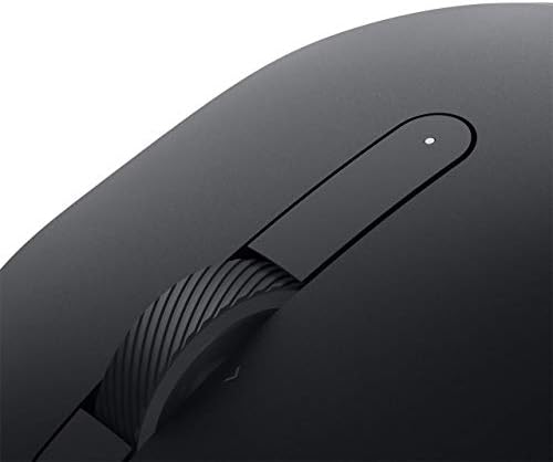 Dell MS5120W Mobile Pro Wireless Mouse – Wireless 2.4GHz, Bluetooth 5.0, Microsoft Swift Pair/Dell Pair (Windows 10 & 11 only), Optical LED Sensor - Gray