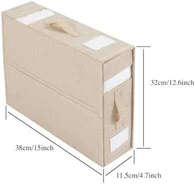 Linen Closet Organizers and Storage for Bedding Thin Blanket, Folding
