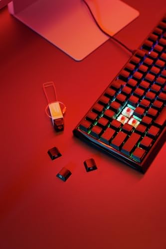 Xtrfy Cherry MX 3.0S Wireless, Mechanical Gaming Keyboard, Bluetooth, 2.4 GHz & Wired Mode, RGB Lighting, Aluminum Housing, Rechargeable, MX2A Blue Switches, Black