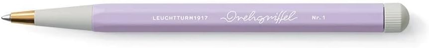 LEUCHTTURM1917 - Drehgriffel Writing Pen (Lilac) - Gel Pen with Black Ink Included