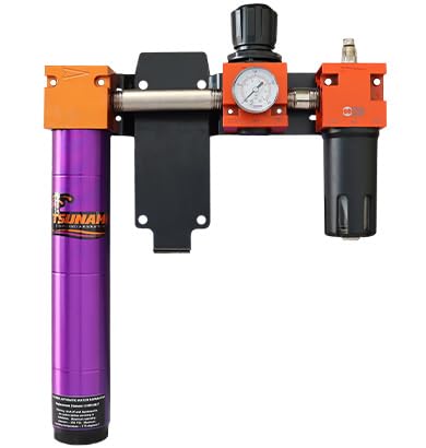 50 CFM, Tsunami 1/2" NPT Industrial Combination Water Separator Particulate