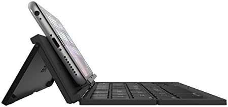 ZAGG Pocket, Foldable Wireless Keyboard for Smartphones & Small Tablets Apple & Android Devices - Black