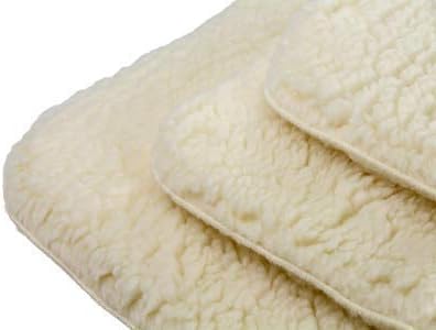 ActiveDogs Hi Loft Sherpa Faux Lambskin Dog Bed - Small 18"x24" - Orthopedic & Machine Washable - Double Layered