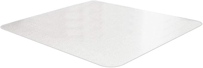 Under Pet Cage Mat for Bird Cages, Reptile Aquariums, Dog Kennels, Water-Resistant Pad for Hard Floors and Surfaces, 46 Inches x 96 Inches, Clear