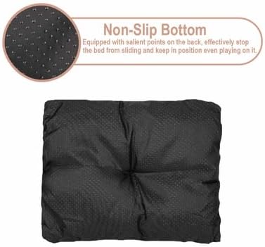 Otis & Claude Coral Velvet Pet Bed – XL/Large Pink Dog Bed, Ultra-Soft Washable Sofa-Style Cushion for Big Dogs, Heavy-Duty Chew-Resistant, Waterproof & Odor-Free Indoor Dog Bed (90" x 70")