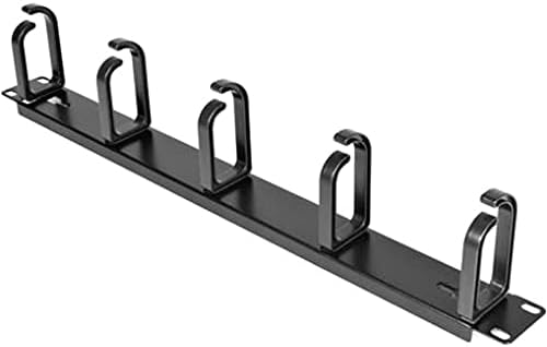 StarTech 1U 19in Rack Cable Management Panel, D-Ring, Metal (CABLMANAGER2)