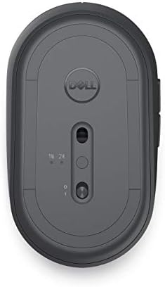Dell MS5120W Mobile Pro Wireless Mouse – Wireless 2.4GHz, Bluetooth 5.0, Microsoft Swift Pair/Dell Pair (Windows 10 & 11 only), Optical LED Sensor - Gray