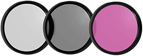New 3 Piece 72mm -UV, FLD- Multi-Coated Stackable Filter Set