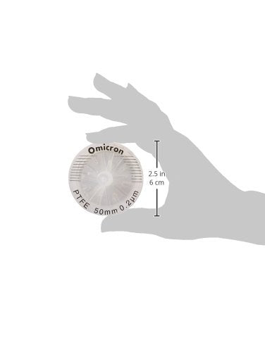 Omicron 200050R PTFE Venting Filter Disc, 60 psi Maximum Operation Pressure