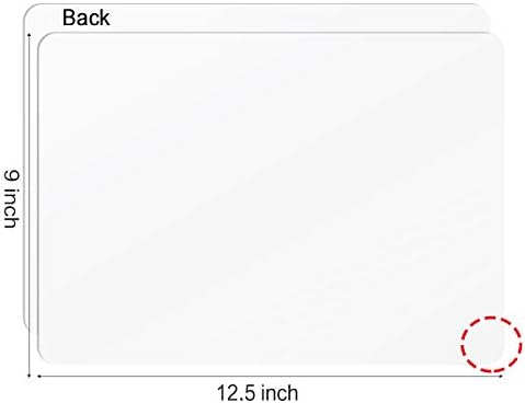 Dry Erase Lapboards, HERKKA 32 Pack Double Sided Dry Erase Lap Boards 9 x 12.5 Inch Small Dry Erase Boards for Students Classroom Teacher Supplies