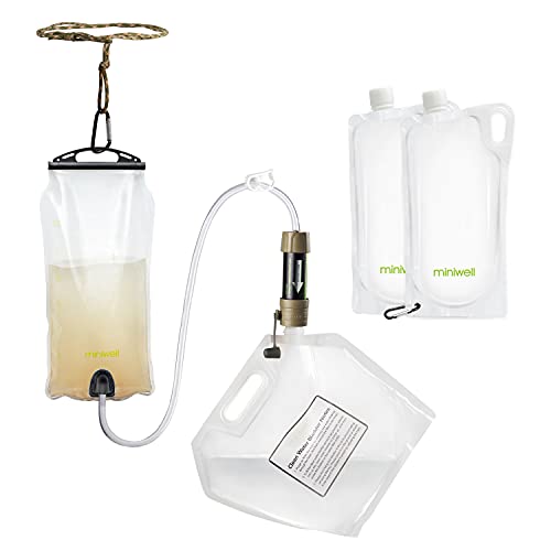 Miniwell Ultralight Gravity Water Filter Straw