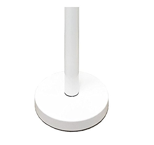VIP Crowd Control Retractable Belt Stanchion Queue Safety Barrier Set, 36" Ht, 78" Belt (2 WHT Posts White Belt)
