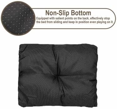 Otis & Claude Hi-Tech Cashmere Pet Bed – XL/Large Washable Dog Bed for Big Dogs, Sofa-Style Heavy-Duty Chew-Resistant Cushion for Large Breeds, Waterproof, Odor-Free Indoor Dog Bed (Green, 86" x 65")