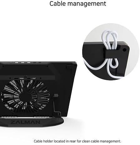 Zalman NS3000 Laptop Cooling Pad Cooler Stand with Powerful 200mm Quiet Fan